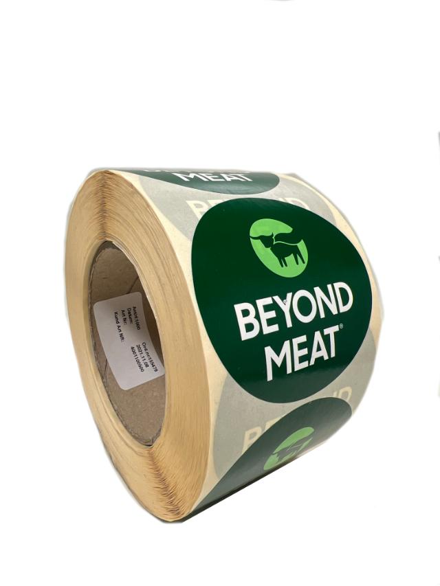 Klisteretikett rulle Beyond Meat