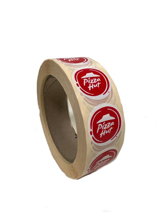 Klisteretikett rulle Pizza Hut